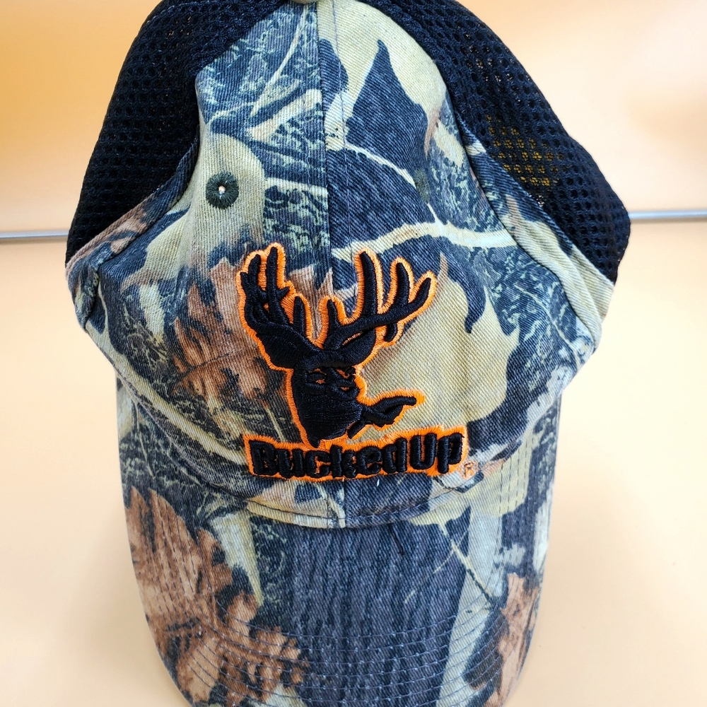 Bucked Up Camouflage Mesh Snap-back Trucker Hat/Cap (61)